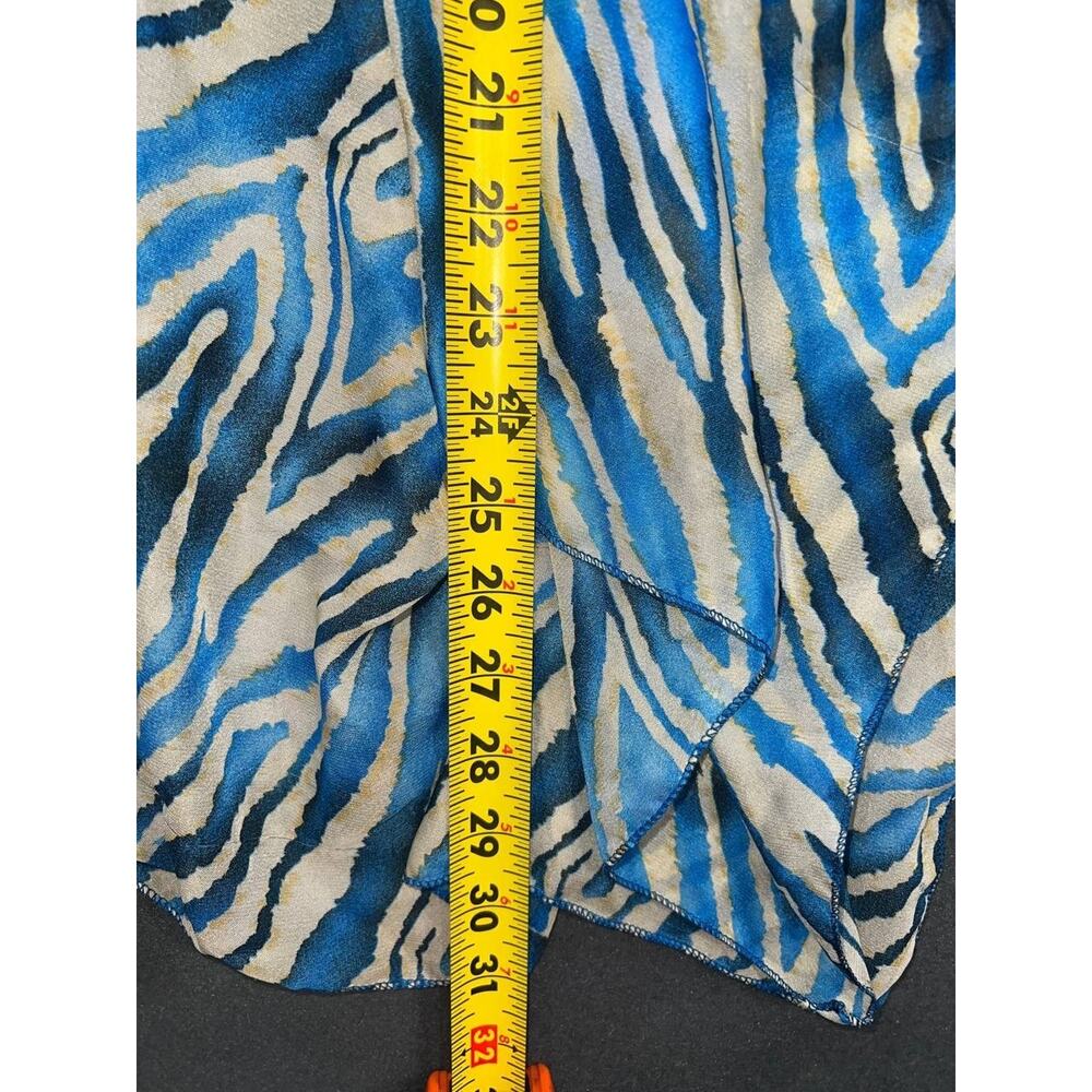 Silhouette silky boho cover up Women's top Medium A008912 - Picture 3 of 6